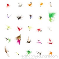Wakeman Outdoors Assorted Dry Fly Fishing Flies, 25 Pieces   550088164
